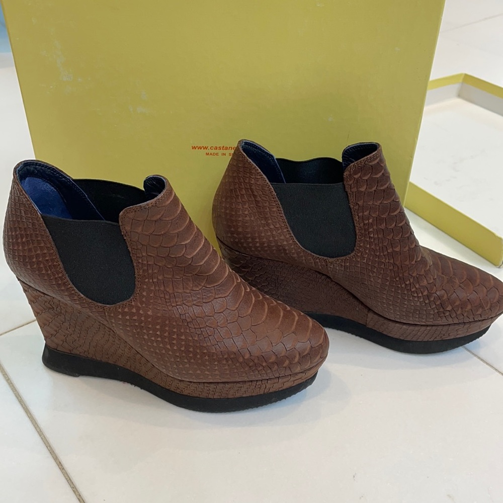 castaner platform wedge shoes